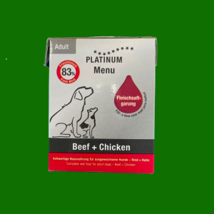 Platinum Hundefutter Beef + Chicken NF